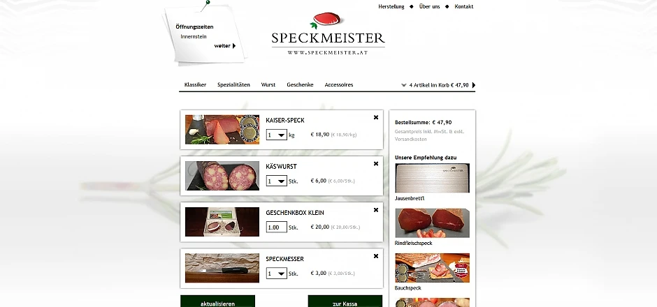 Webshop Speckmeister