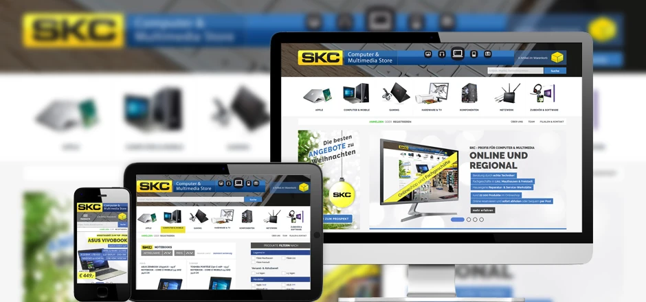 SKC Webshop Mobil Tablet Desktop