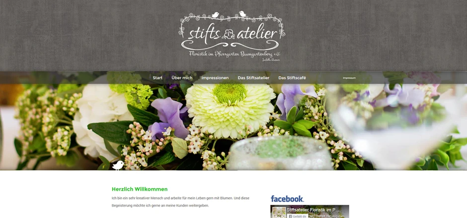 Stiftsatelier Website