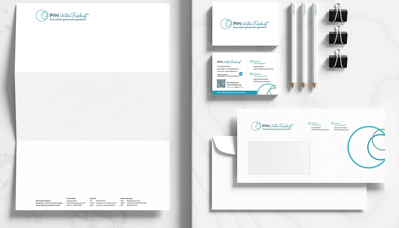 Visitenkarten, Briefpapier, Kuvert, ...